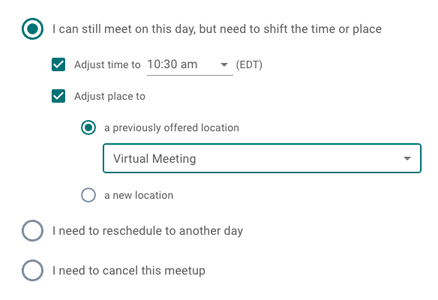 Screenshot for simple revising features